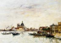 Boudin, Eugene - Venice, the Mole at the Entrance of the Grand Canal